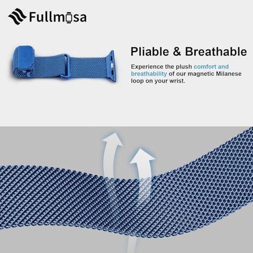 Fullmosa Compatible with Apple Watch Straps 46mm 45mm 42mm 44mm 49mm - Image 4