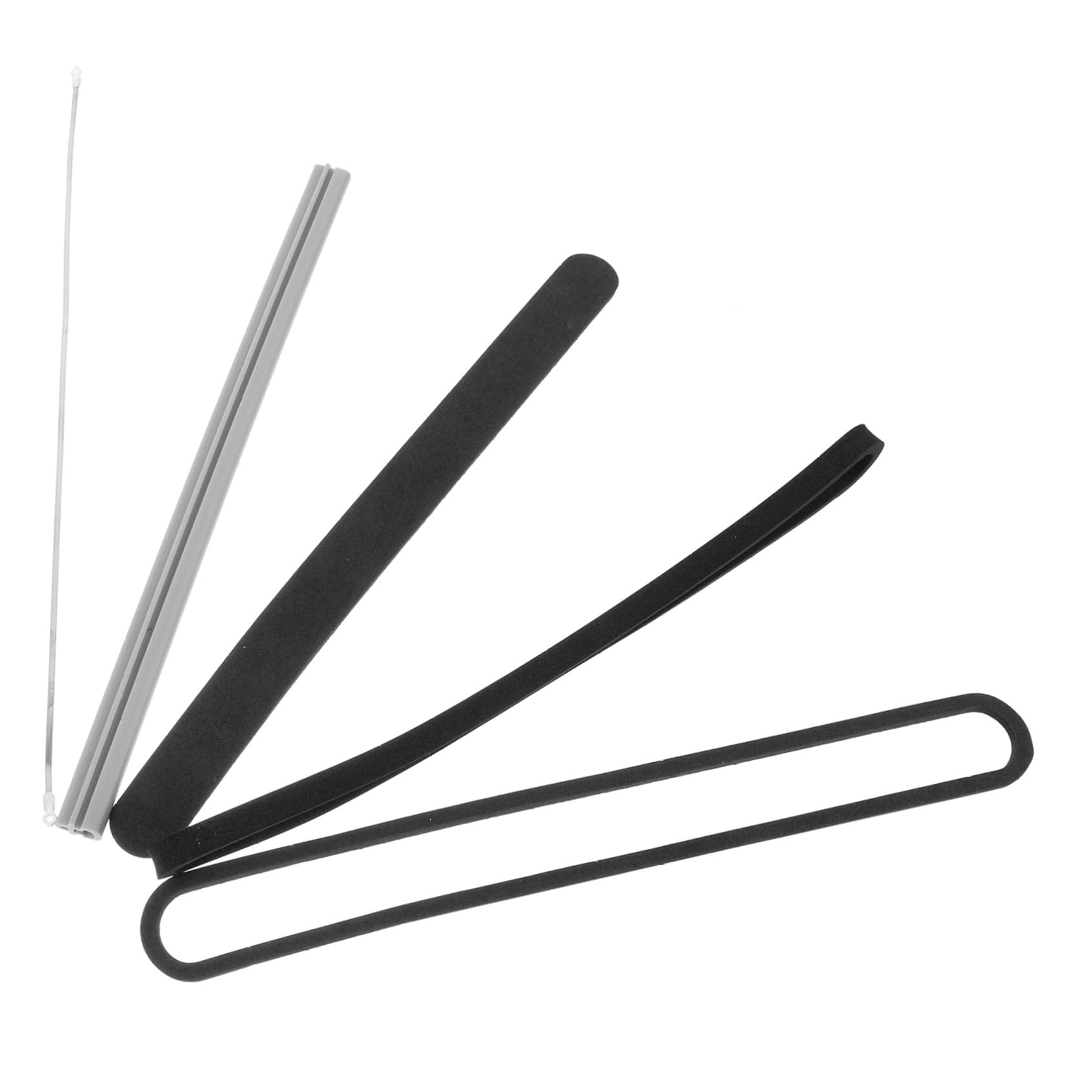 Cabilock Set 1 Striscia di Tenuta in Silicone e Spugna Filo Riscaldante per Macchina Sottovuoto Nero, Sigillatura Uniforme, Ricambio per Uso Professionale e Negozi