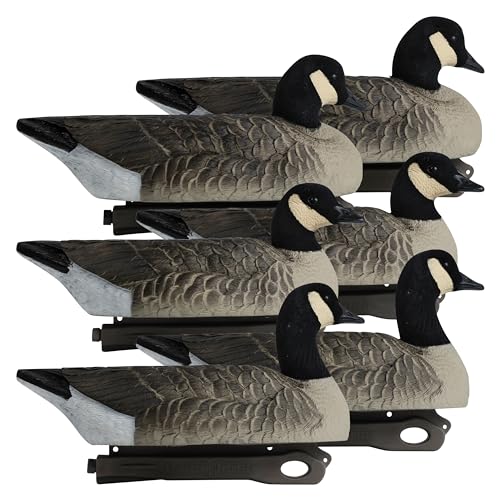 Hardcore Waterfowl Rugged Series Lesser Canada Floater Decoys - Flocked Head 6-Pack