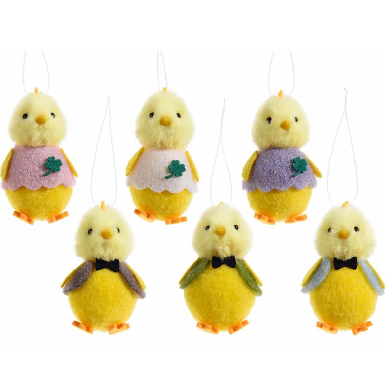 Gruppo Maruccia - 12x Pulcini Pasquali da Appendere - Decorazione per Casa e Negozi - Idea Regalo Bambini - Set 18 Addobbi per Pasqua
