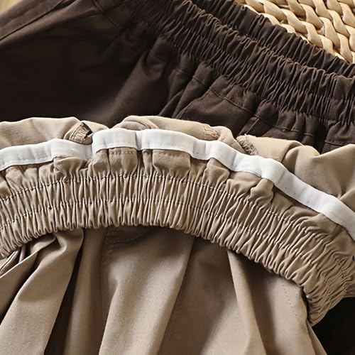 Boys Cargo Joggers Pants Elastic Waist Casual Jogging Trousers Bottom Youth Lightweight Pants for Kids4