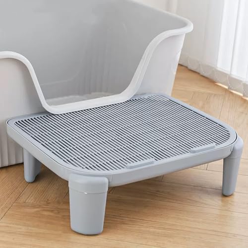 Image of Cat Litter Mat Litter Trapping Mat,19.69 inchX15.95 inchX5.90 inchLitter Box Mat,Waterproof Cat Mats for Litter Large,Easy Clean,Non-Slip Litter Mat for Cat,Urine-Proof Kitty Litter Catcher Mat,Washable (Grey)