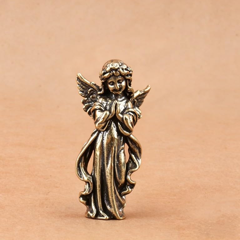 Figura Vintage Mini Ángel de Latón 3D