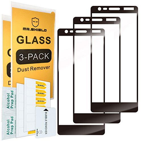 Mr.Shield [3-PACK] Designed For Nokia 3.1 [Full Cover] Screen Protector with Lifetime Replacement