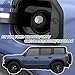sukemichi Capless Gas Cap, Fuel Tank Filler Cap, Fuel Tank Dust Cover Compatible With 2021 2022 2023 2024 2025 Ford Bronco Accessories - Waterproof & Anti-dirty, Flag (Not for Bronco Sport)