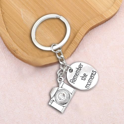 iMagitek 25 Pack Camera Keychains Photographer Keychain for Camera Lovers Remember the Moments Inspirational Gift for Photographers Photo Lovers Photo Club Gift - Thumbnail 4