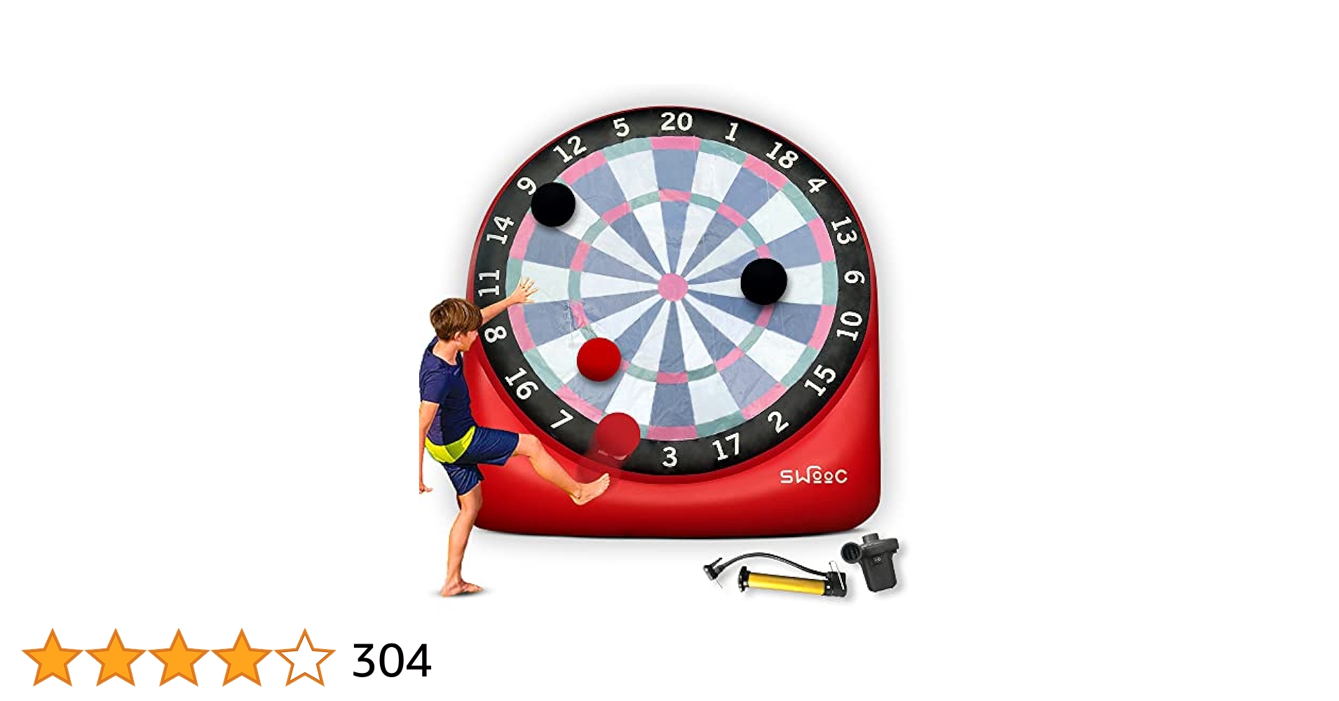ジャイアントキックダーツゲーム Amazon.co.jp: Motionchic 空気注入式ジャイアントキックダーツ