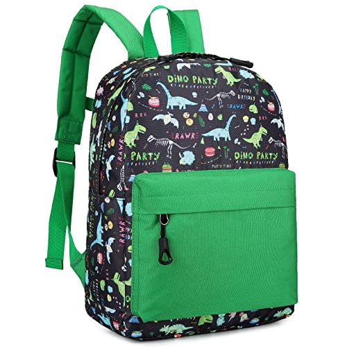 Vanaheimr Kids Backpack Boy Dinosaur Toddler Preschool Backpack Classic Bookbag Daycare Travel School Bag Nursery With Chest Strap #TOP3
