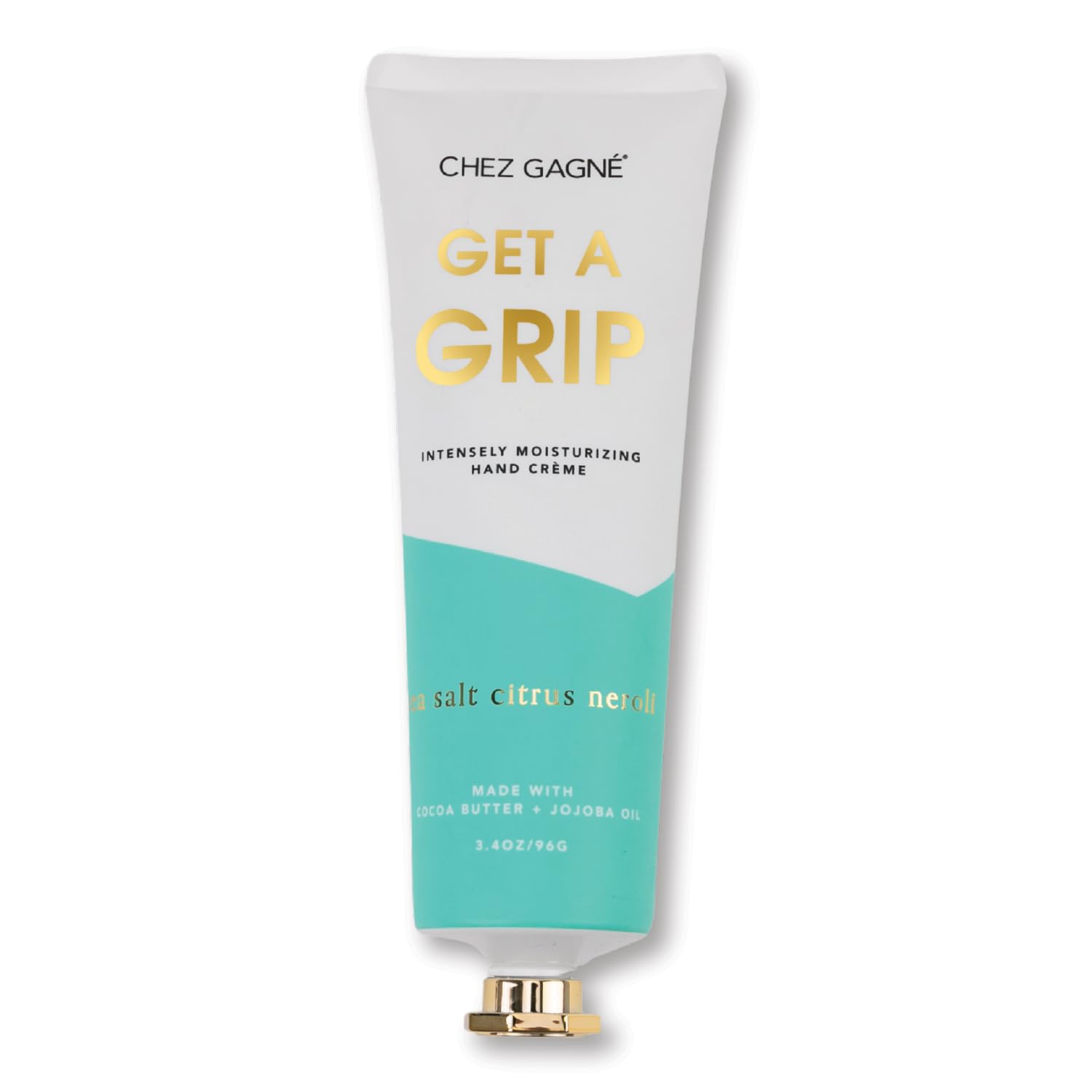 Vegan Hand Cream for Dry Hands - Get A Grip - Sea Salt Citrus and Neroli 3 4oz