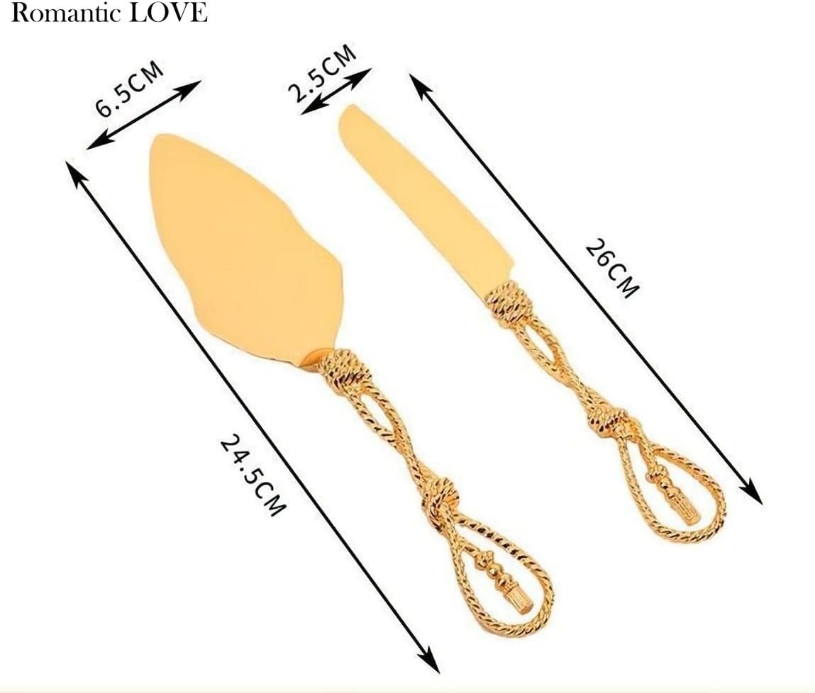 Cake Pie & Pastry Servers Cake Knife Shovel Server Set Silverware Zinc Alloy Carved Hollow Handle Wedding Party Thanksgiving Christmas (K)