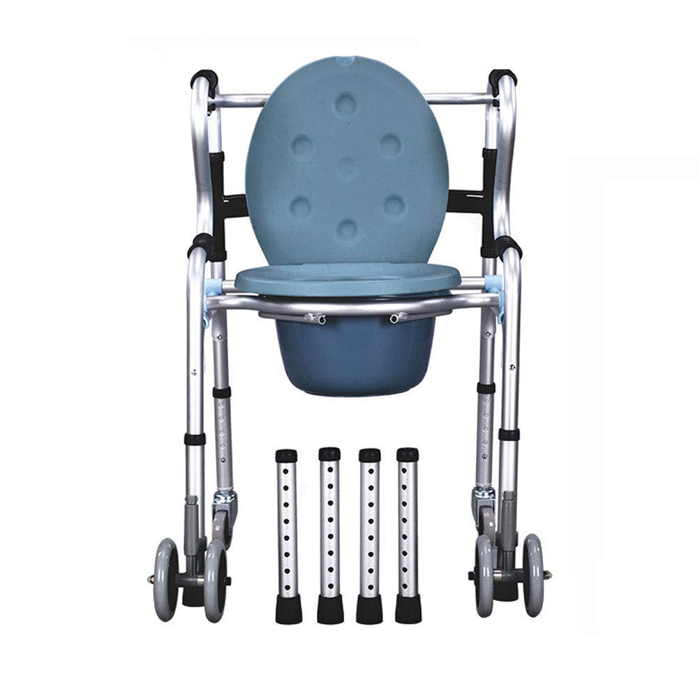 Folding toilettes MU Walker avec assise ergonomique pour grand age