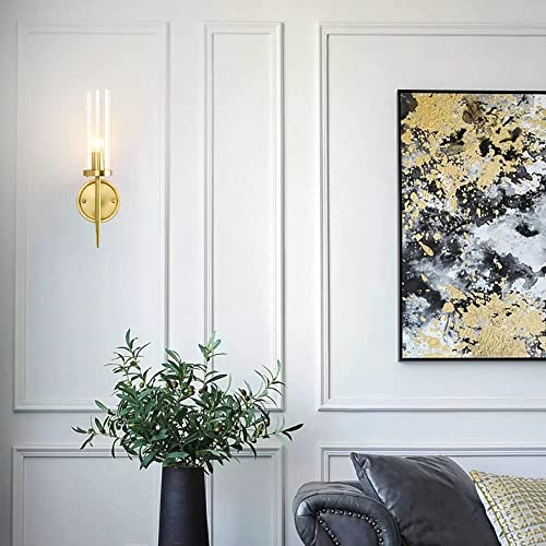 Aplique de pared interior de cobre WQHPLMD, decoración elegante para salón 4
