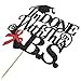 Leetaivie I'm Done With This B.S Cake Topper, Congrats Grad 2025 Cake Topper, Bachelor of Science, Class of 2025 College Graduation Party Decorations Supplies - Congrats Graduate Party Decoration