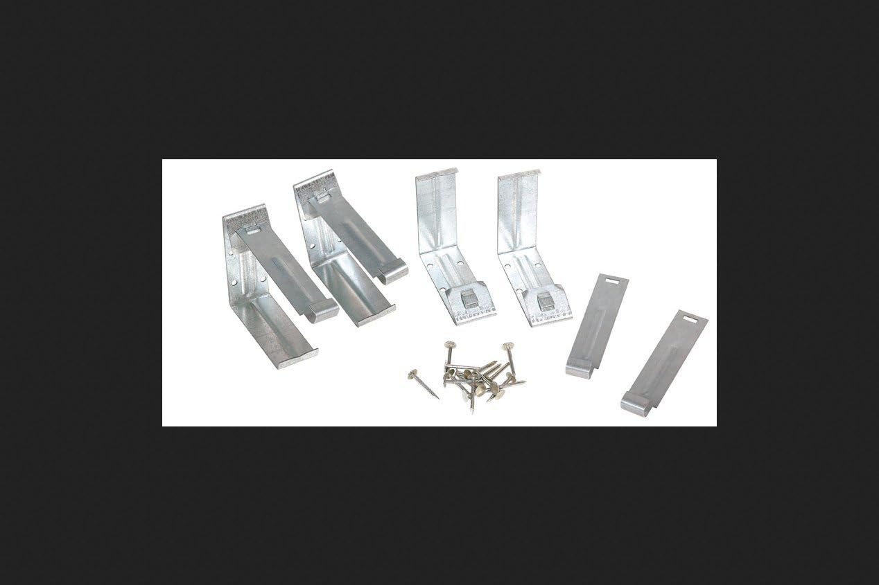 Amerimax 1.5 in. H x 4 in. W x 5.5 in. L Metallic Galvanized Steel K Fascia Bracket