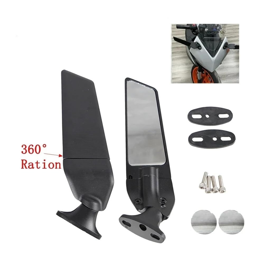 motos Miroir vélo Rétroviseurs De Moto Réglables, Rétroviseurs Rotatifs Modifiés Pour CBR 250R, 300R, 500R, 600R, 650R, CBR1000RR