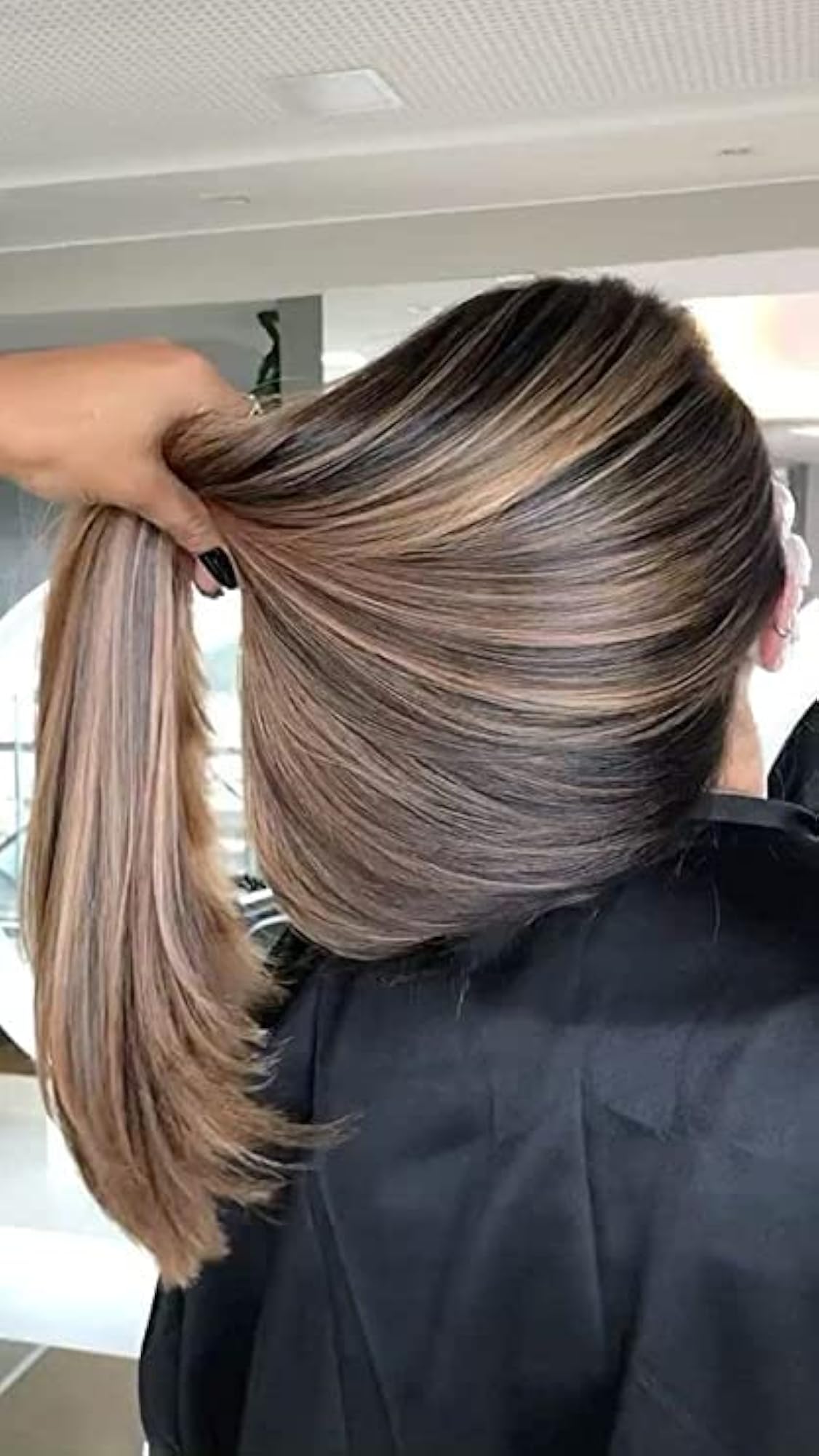 14 Clip Long Straight Hair Extensions for Women