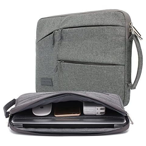 KAYOND 14-14.1 Inch Water Repellent Laptop Sleeve Case Notebook Bag,compatible with pocket 14.1 inch laptop case Macbook Pro 15.4 A1707(14-14.1 Inch, Grey) Cover