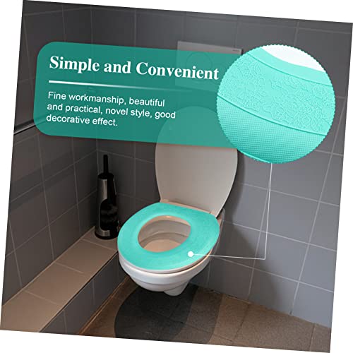 Cabilock Toilettendeckel Reise-Wc-Sitzbezüge Aufkleber Sitzschutz Warmer Toilettenbezug Badezimmer-Aufkleber Toiletteneinlagen Badezimmer-Sitzkissen Toilettensitzkissen – Bild 5