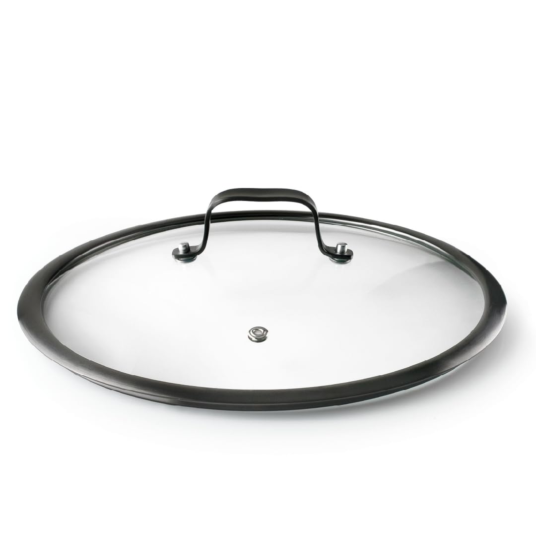 Tapa Lacor Origin - Vidrio Templado Con Válvula (24cm)