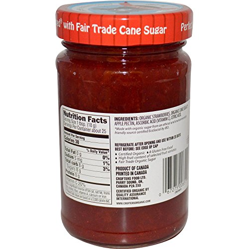 Crofters Organic Strawberry Premium Spread, 16.5 oz