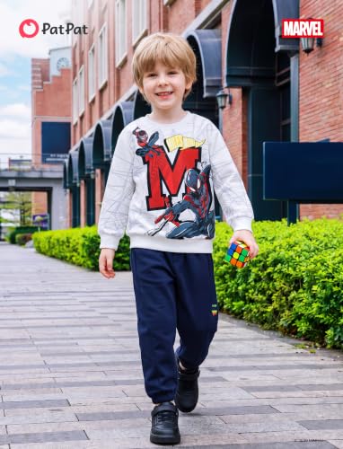 Disney Boys Spiderman White Sweatshirt Miles Morales Pullover Top 2 Years - image 3