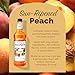 Monin - Peach Syrup, Fresh and Juicy Flavors, Great for Iced Teas, Lemonades, and Sodas, Non-GMO, Gluten-Free (1 Liter)