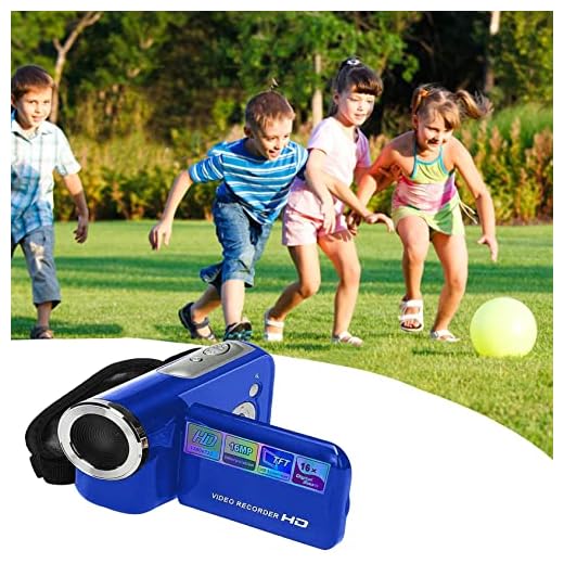 Ganfancp 16 Million Video Camera Camcorder Digital Camera,2.0 inch LCD Screen Full HD,16x Digital Zoom,Portable Camcorder for Student Kids Children's Gift Camera Entry-Level