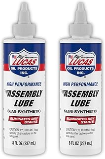 Assembly Lube 10153 | Use to Pre Lube Bearings/Cams/Lifters/Valve Train | Dissolves in Oil | Single 8 Ounce Bottle | 2 Pack Special