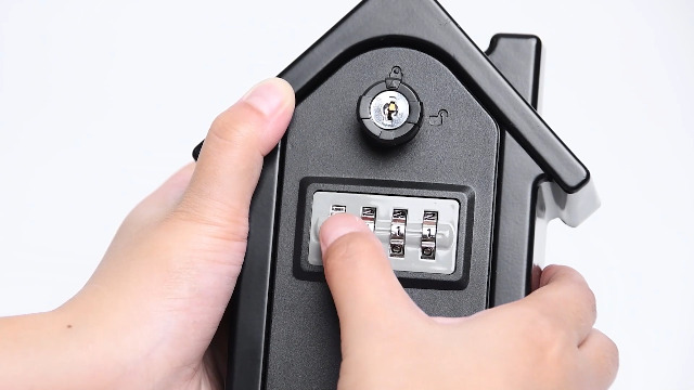 Cassaforte Con Chiave Combinata Da Parete/Cassetta Di Sicurezza - Ampia Memoria Interna Per Chiavi Con Serratura A 4 Cifre, Accesso Con Chiave Di Emergenza E Sistema Di Recupero Codice Brevettato - Foto 4