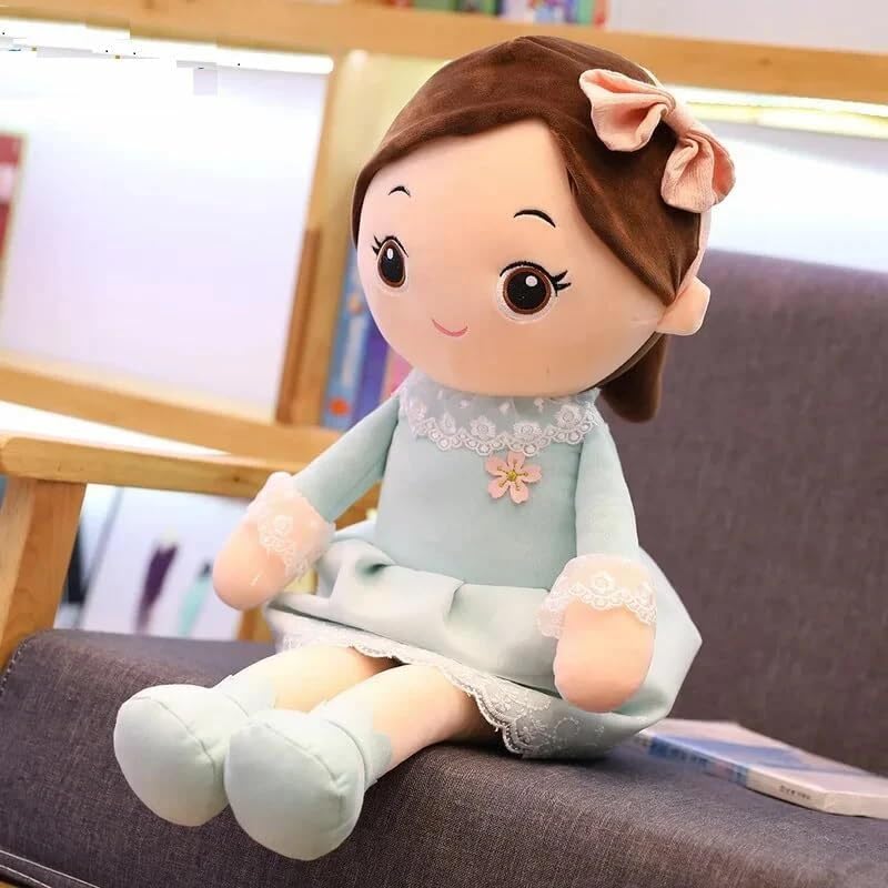 Image of Stuff Doll Soft Toy for Kids Dolls Plush Stuffed Girly Toys Gift Babies Cuddly Animal Cute Teddy Bear Plushie Safe & Huggable Gifts for Toddlers, Boys & Girls 40cm
