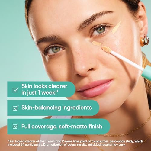 Almay Clear Complexion Concealer, Cruelty-Free Makeup for Acne-Prone Skin, Non-Comedogenic, Vegan, Hypoallergenic, 050, 0.3 fl oz - Image 4