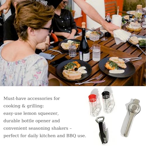 Set de 12 utensilios de cocina para camping, acero inoxidable miniatura 7