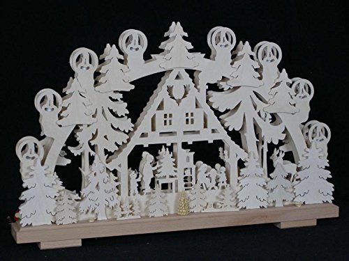 Lit électrique de voûte de la hutte de forêt en bois noble