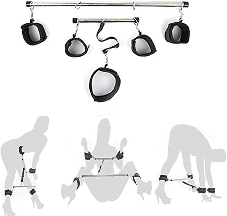 titivate Spreader Bars Restraints Sports Tools Steel Bars for Women and Couple