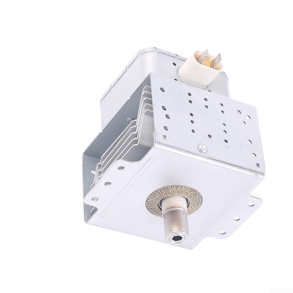 Magnetron 2M219J część zamienna do kuchenki mikrofalowej Midea Metal ABS bezpieczne wysokie napięcie 9,5 x 9,5 cm, kolor srebrny