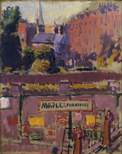 Image sur toile Spencer Frederick fenêtre à Hampstead poésie murale