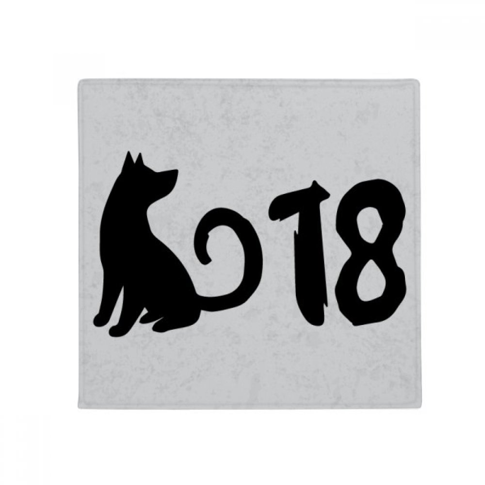Tapis de sol chien joli cadeau de bonne annee pour la maison