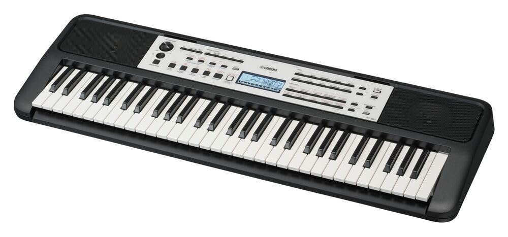 Yamaha YPT-380 - Tastiera portatile entry-level 61 tasti, colore: Nero