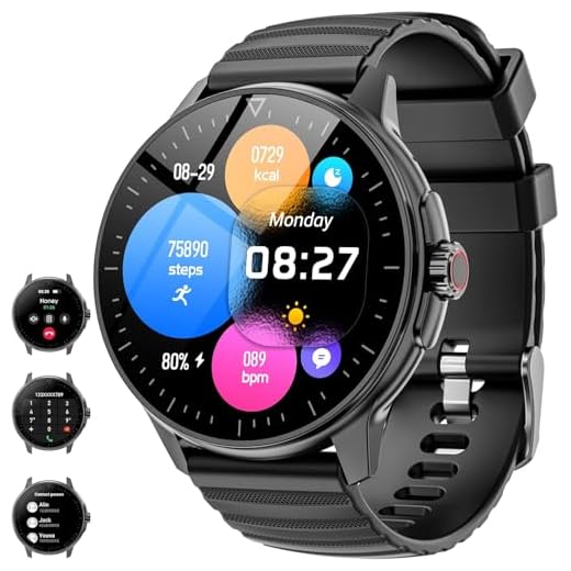 Mingtawn Smartwatch Uomo Donna rispondere/effettuare chiamate, 1.39'' Touch Screen Fitness Tracker con 110+Sports Modes, Voice Assistant Fitness Watch, IP67 impermeabile Smartwatch per Android iOS