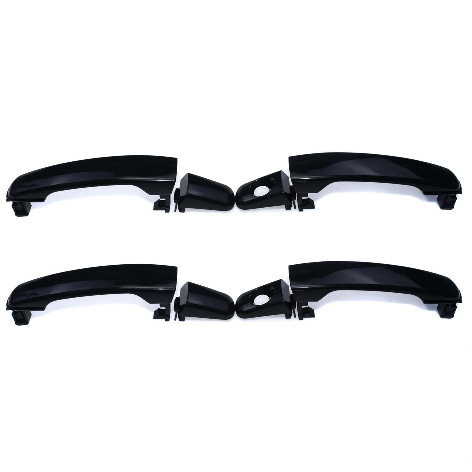 Drezzo Left Right 4 Sides Car Exterior Door Handle For Chevrolet For Equinox For Malibu Hhr & For Pontiac For Torrent G6 2005-2010 Front Rear Left Right Outside Exterior Door Handle(Left Right 4 Sides)