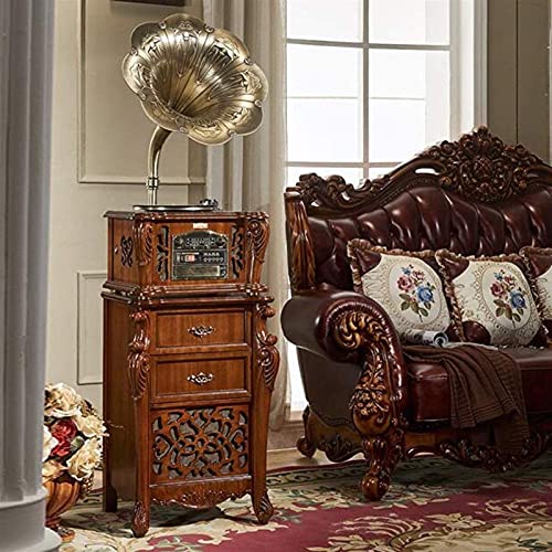 Boîte à Musique Antique Big Horn Record Bluetooth Phonographe Record Player, Adaptateur 45, 3 Speed Turntable Subwoofer… - Les Beatles, Paul McCartney, John Lennon, RIngo Starr, George Harrison Boîte à Musique Antique Big Horn Record Bluetooth Phonographe Record Player, Adaptateur 45, 3 Speed Turntable Subwoofer… – Image 3