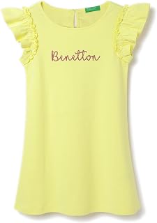 United Colors of Benetton Kid's Western Kidz Rayon Knee-Length Dresses Price In India