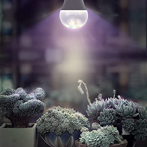 Weegrow Grow Light Bulbs, Led Grow Light Bulb A19, Full Spectrum Grow Light Bulb, Plant Light Bulb E26, 100W Equivalent 11W Grow Bulb Red & Blue, Grow Light For Indoor Plants, Seed Starting, 6 Pack #TOP6