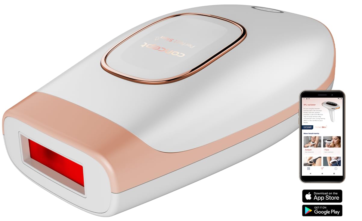 Concept IL3000 Perfect Skin IL3000 IPL Depiladora de luz con botón 2 modos Precision Gliss 5 niveles