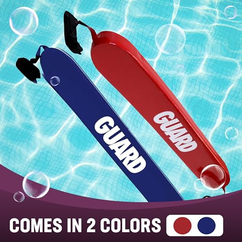 Kemp USA 50-Inch Red Lifeguard Rescue Tube with White Guard Logo Durable Flotation Device for Pools and Open Water Professional Lifeguard Equipment Safety Buoy for Training and Rescue Use - Thumbnail 7