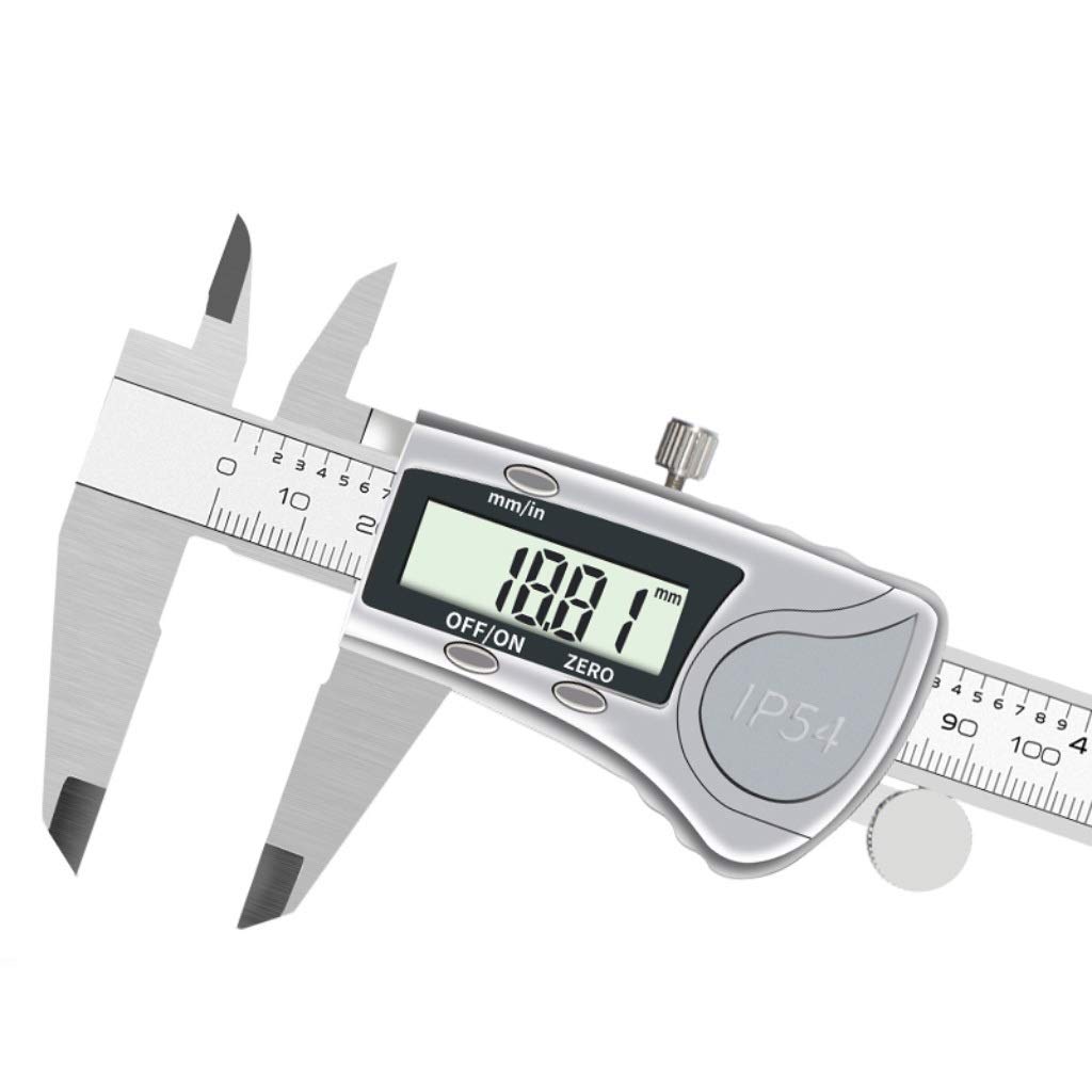 Suwalizki Elektroniczny Cyfrowy Cyfrowy Zacisk Ze Stali Nierdzewnej Vernier Caliper High Precision Industrial Pomiar Narzędzia Zakres: 0-150mm