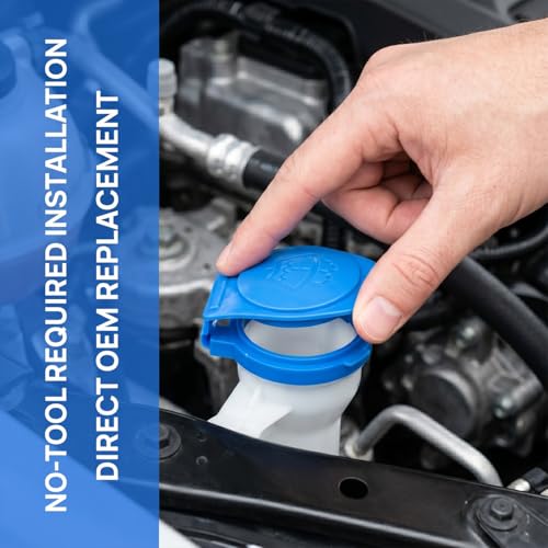 6 Pack Washer Fluid Reservoir Caps, Replacement for 3Q0955455 - Image 5
