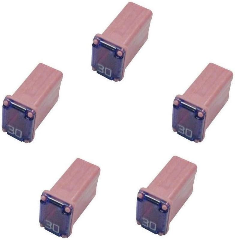 Amazon Com 5 Pack 608830 30 Amp Micro Cartridge Fuses Fmm Mcase Type Automotive