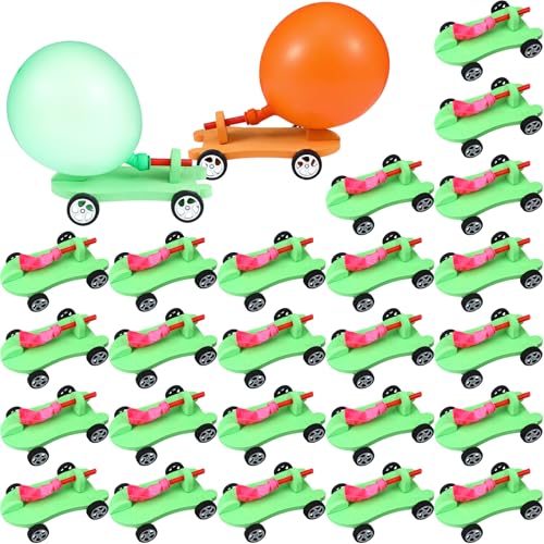 Shappy 24 Sets Balloon Powered Cars