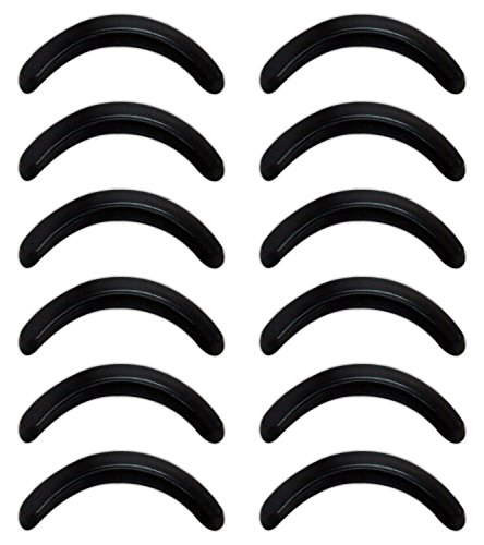 JPNK Replacement Silicone Rubber Refill Eyelash Curler Pads Pack of 12
